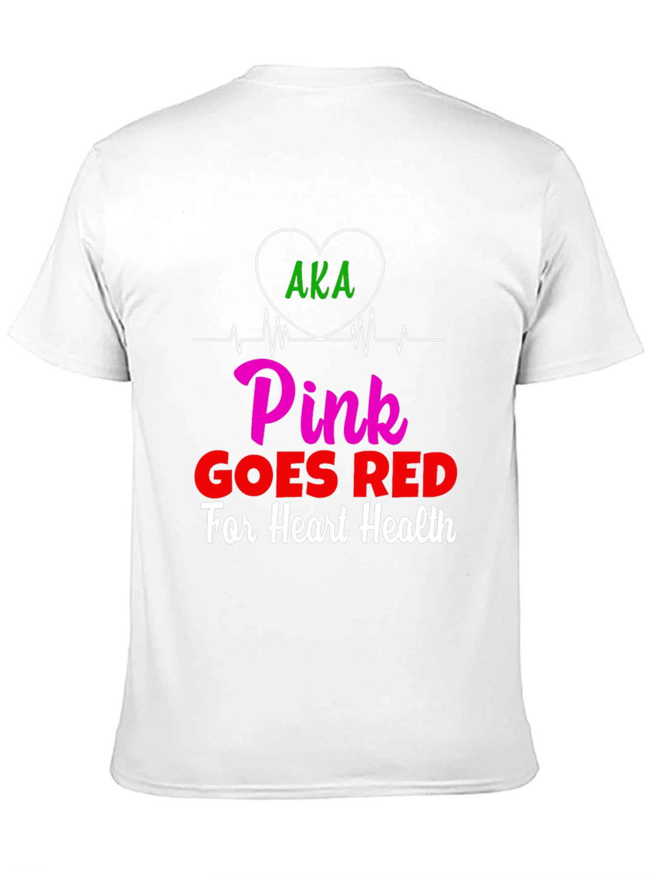 Pink Goes Red Heart Health T-Shirt