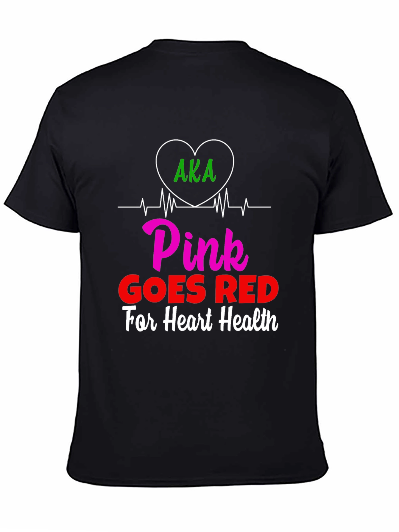 Pink Goes Red Heart Health T-Shirt