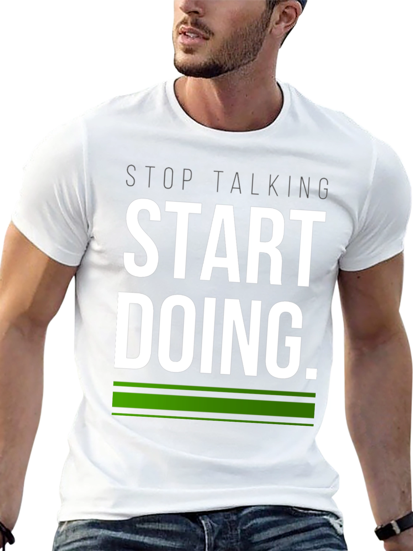 Start Doing Tee - Motivational Black T-Shirt