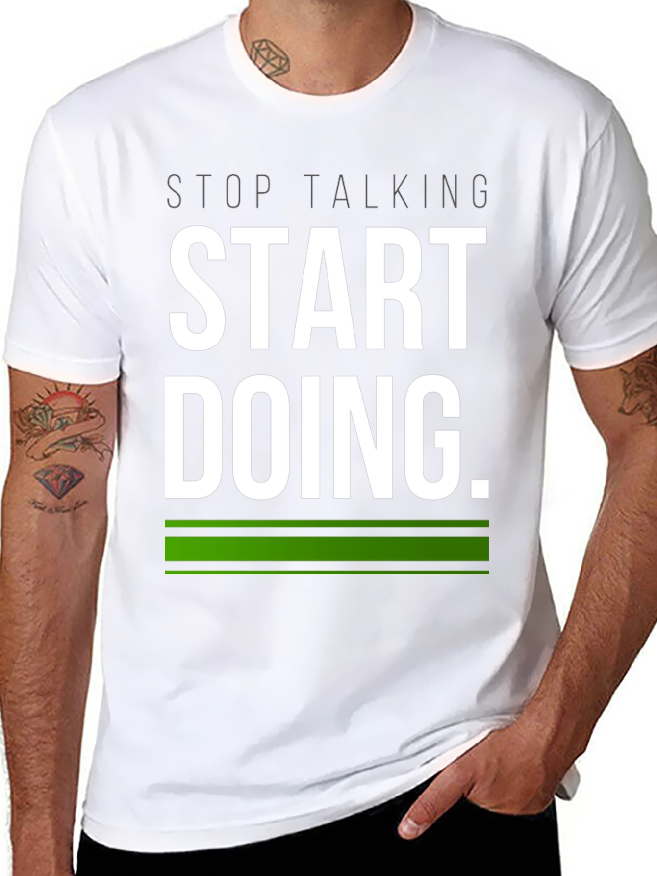 Start Doing Tee - Motivational Black T-Shirt