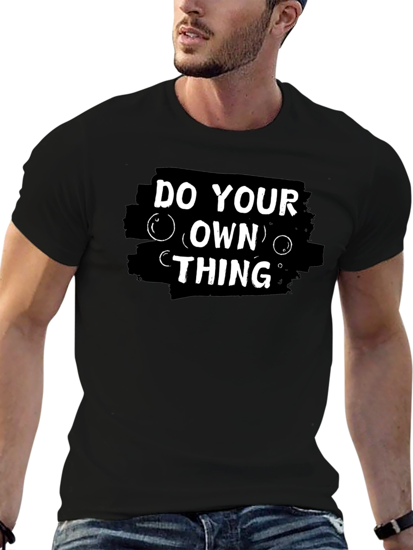 Do Your Own Thing Graphic T-Shirt - Black