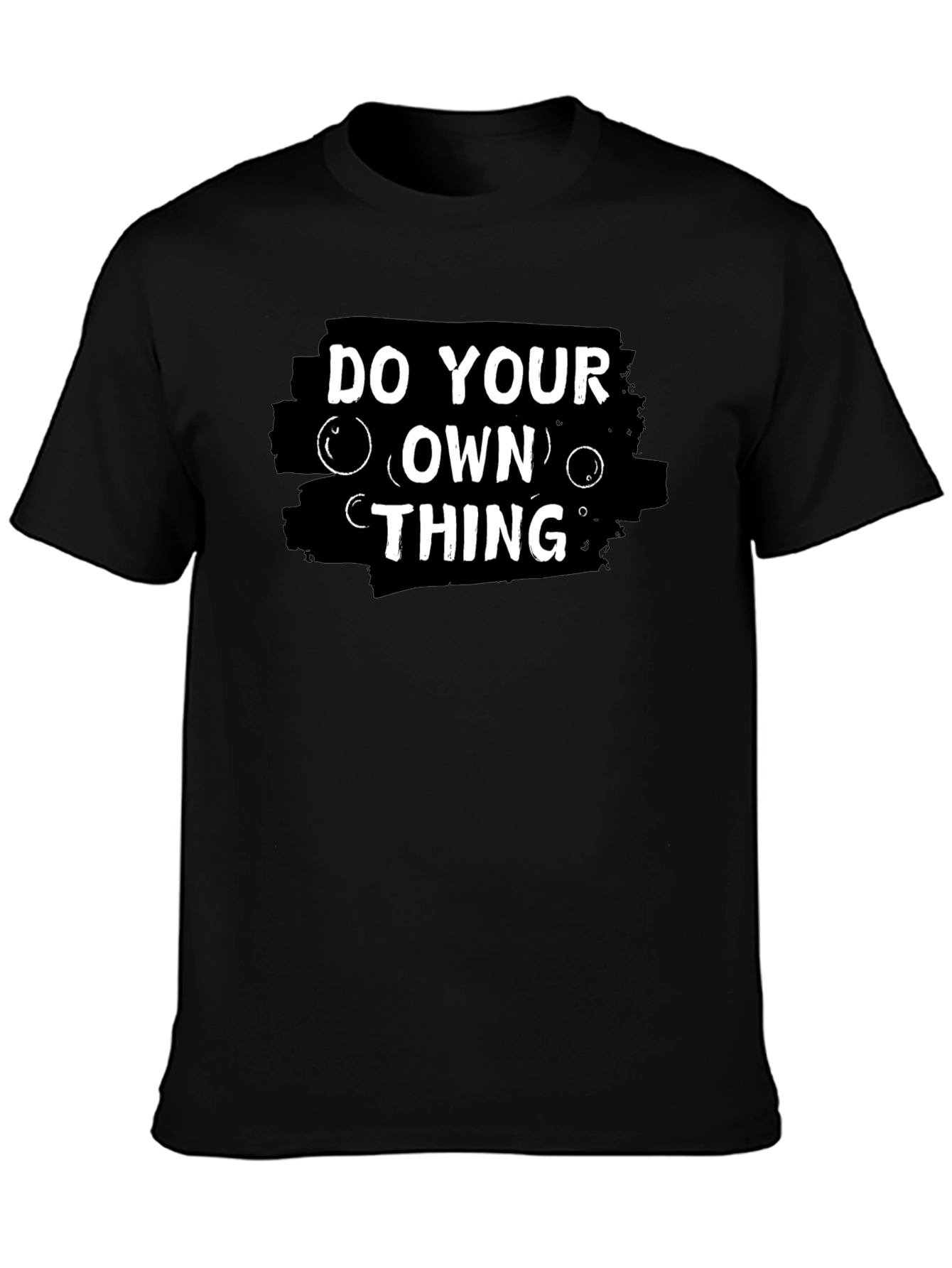 Do Your Own Thing Graphic T-Shirt - Black