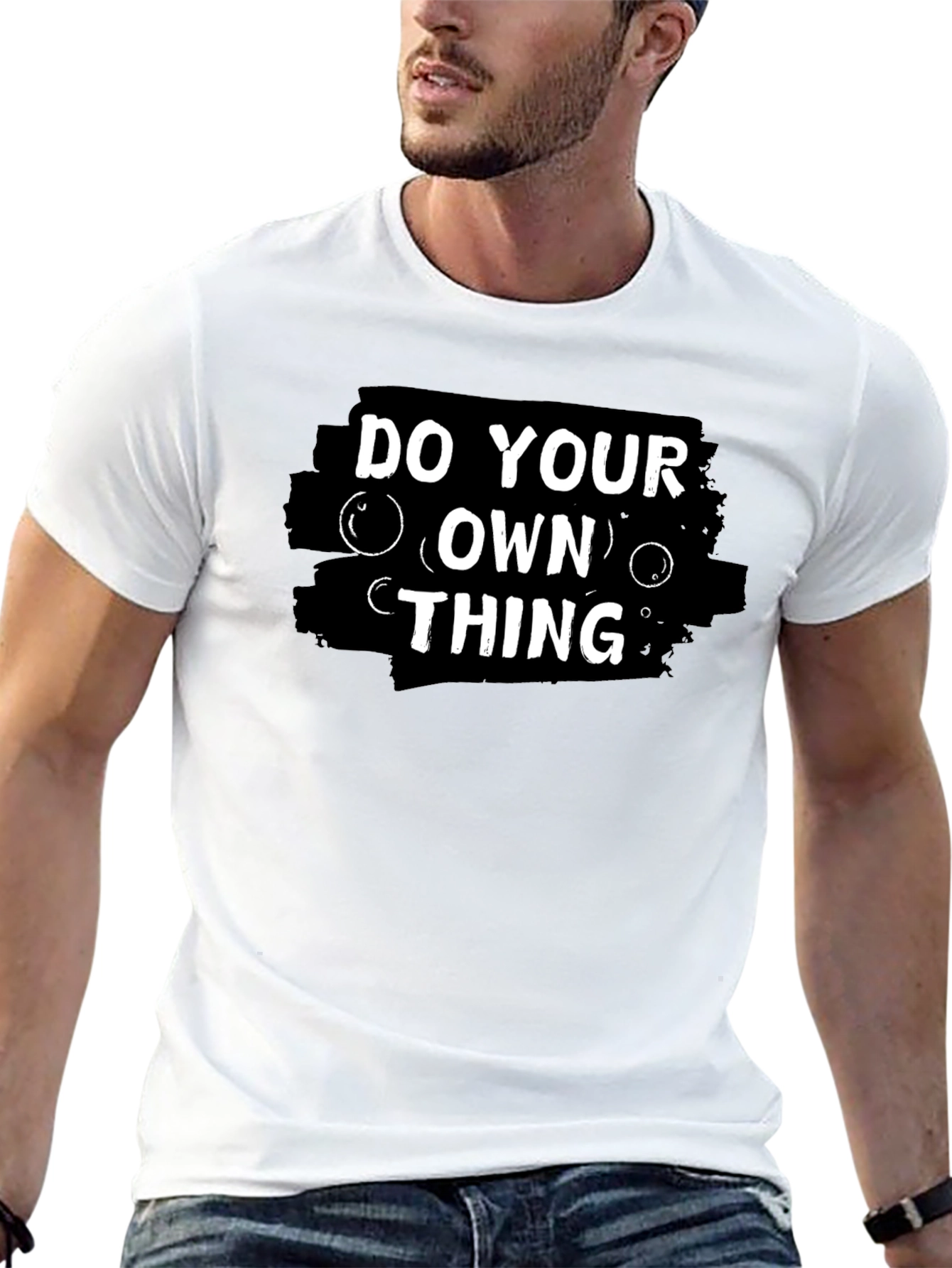 Do Your Own Thing Graphic T-Shirt - Black