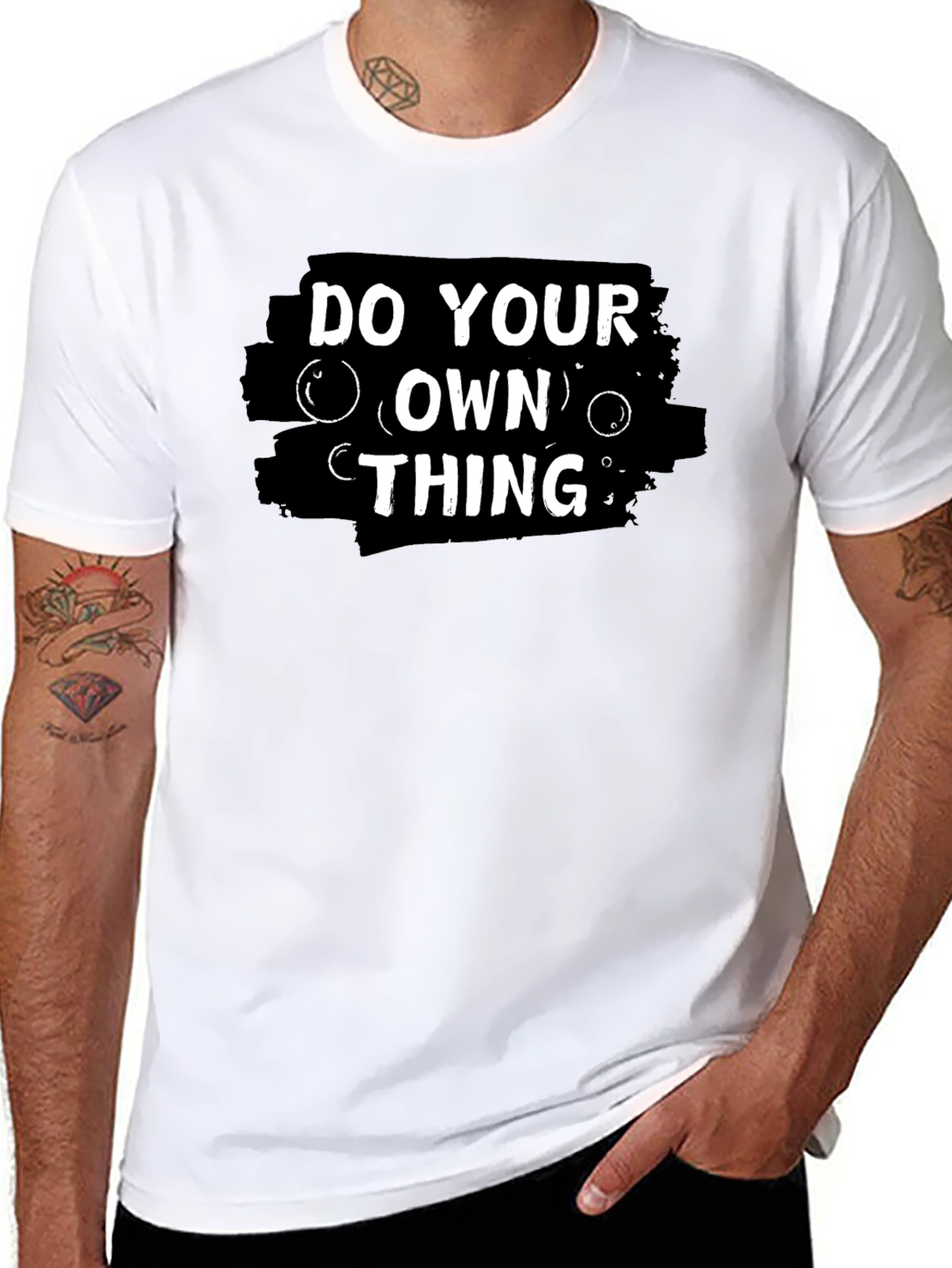 Do Your Own Thing Graphic T-Shirt - Black