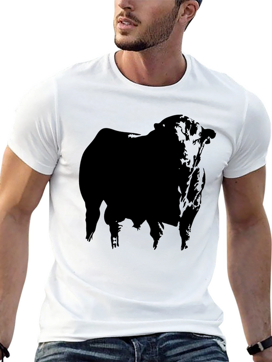 Black Bull Graphic T-Shirt - Stylish Mens Tee