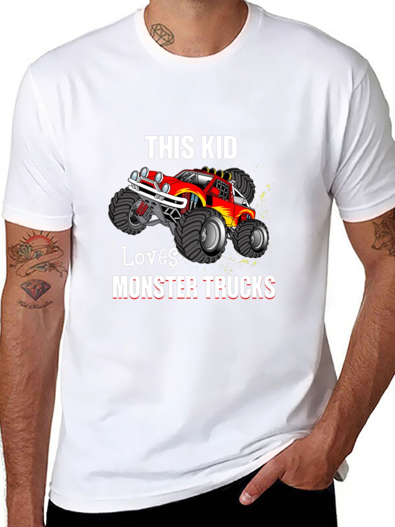 Monster Truck Kids T-Shirt