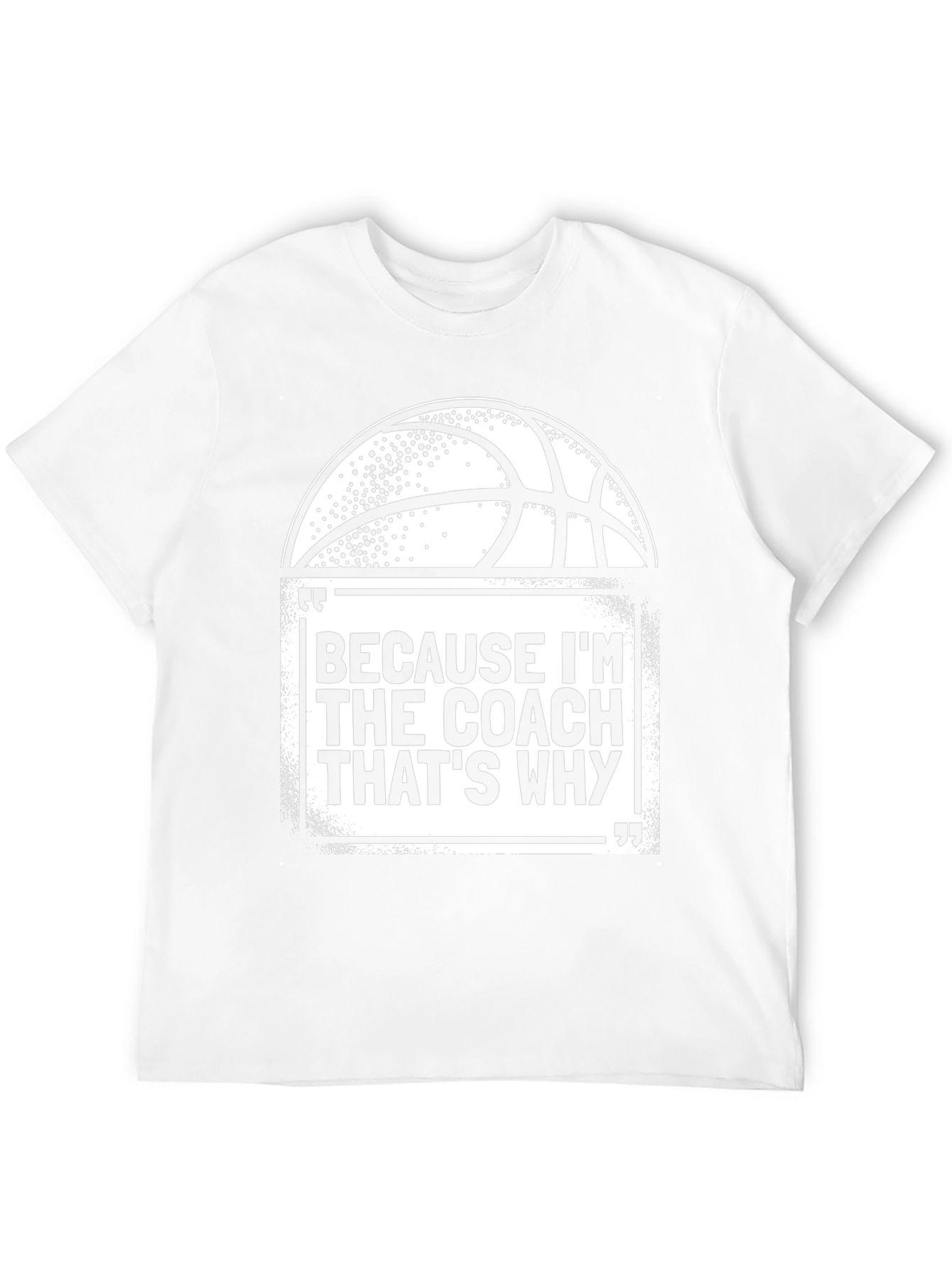 Coach Basketball Graphic T-Shirt