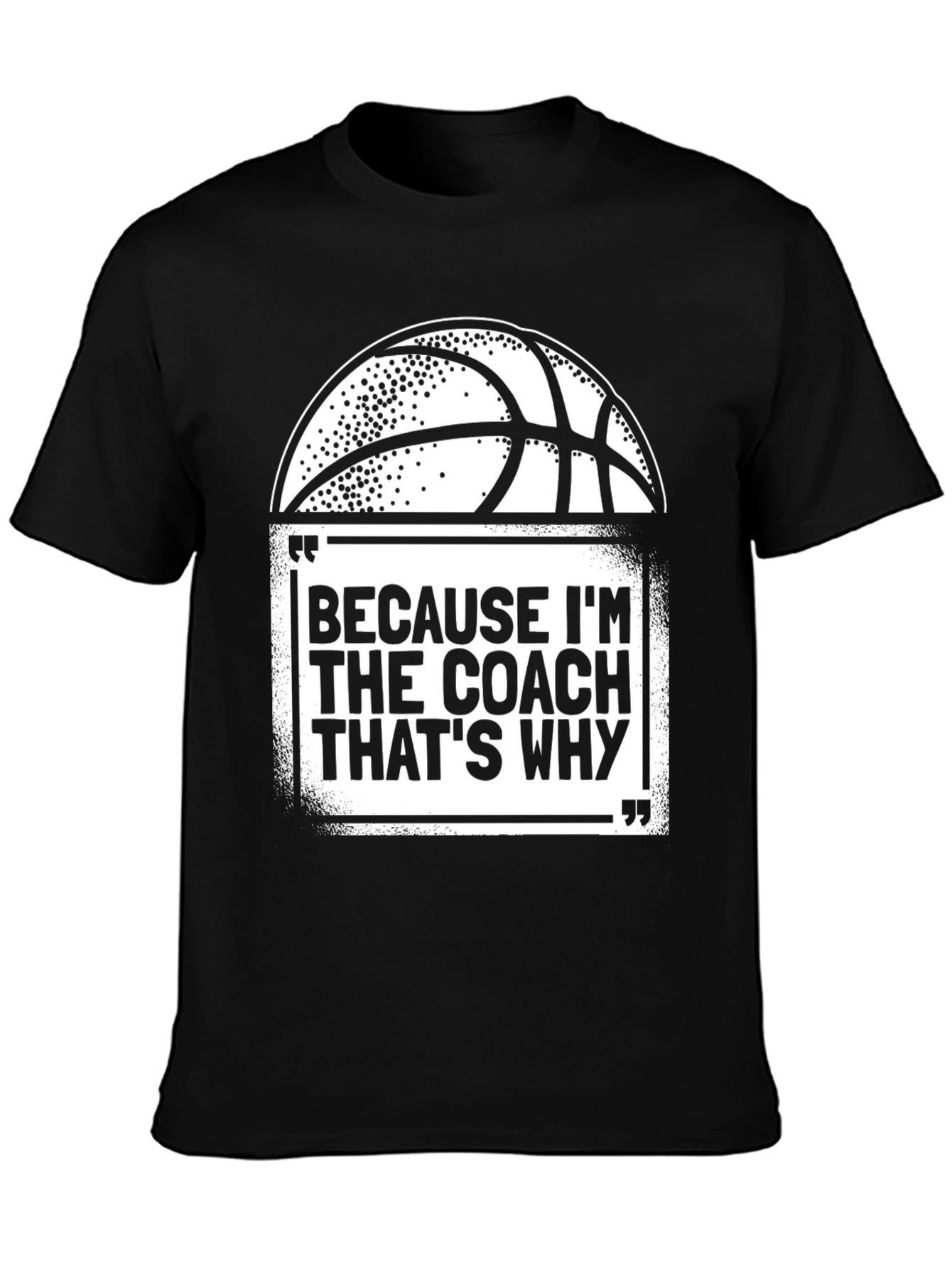 Coach Basketball Graphic T-Shirt