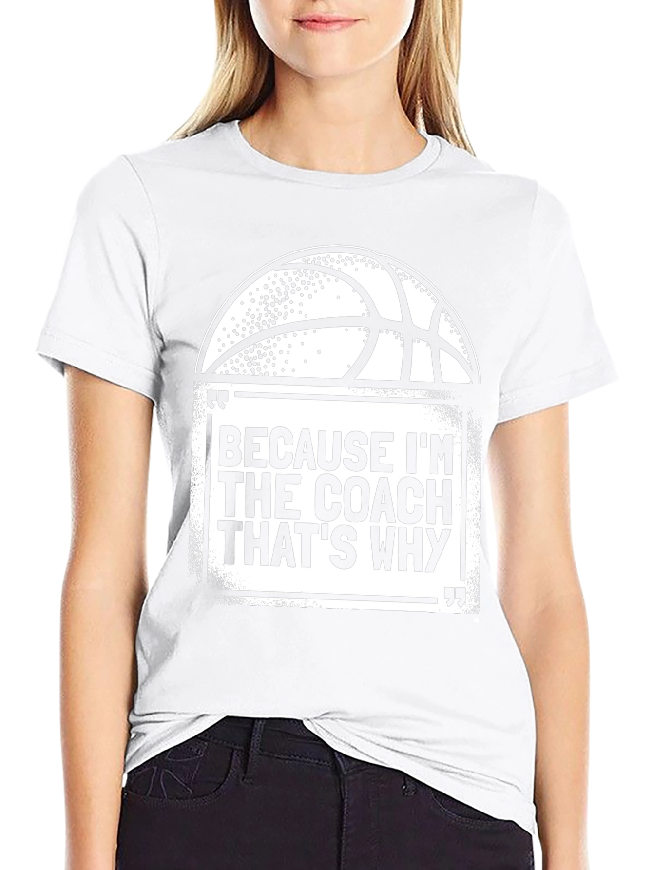 Coach Basketball Graphic T-Shirt