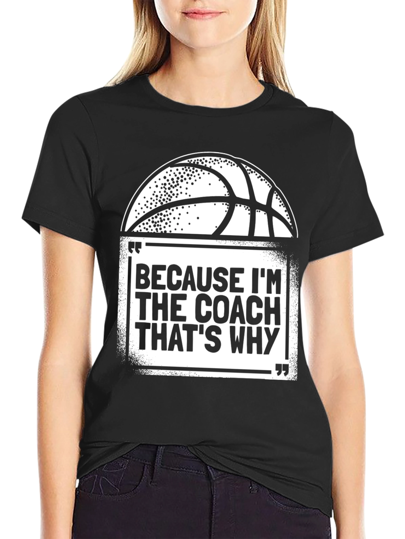Coach Basketball Graphic T-Shirt
