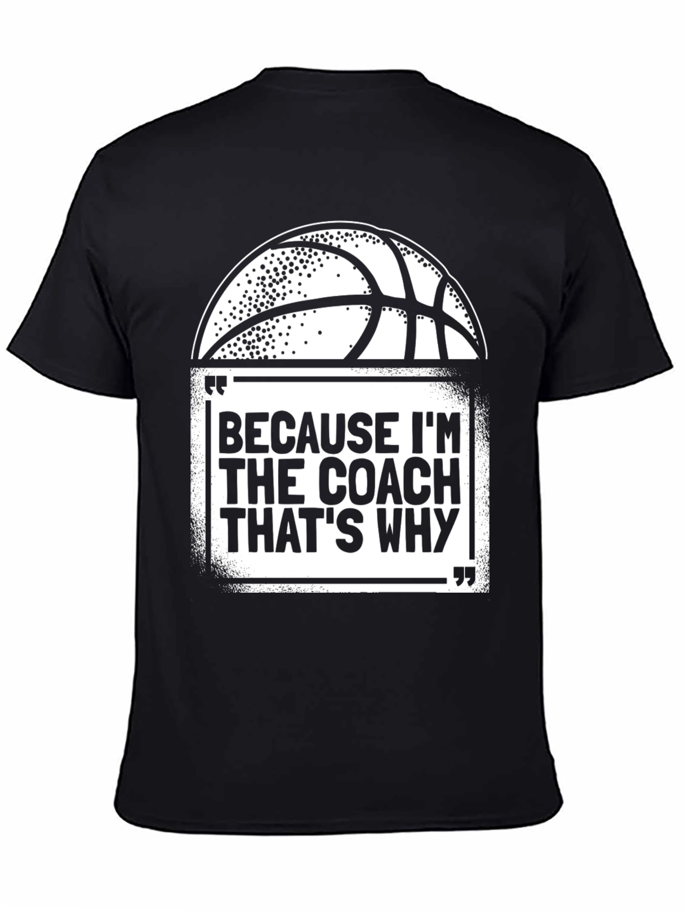 Coach Basketball Graphic T-Shirt