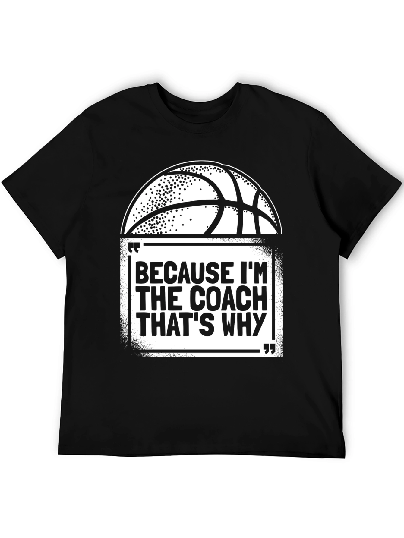 Coach Basketball Graphic T-Shirt