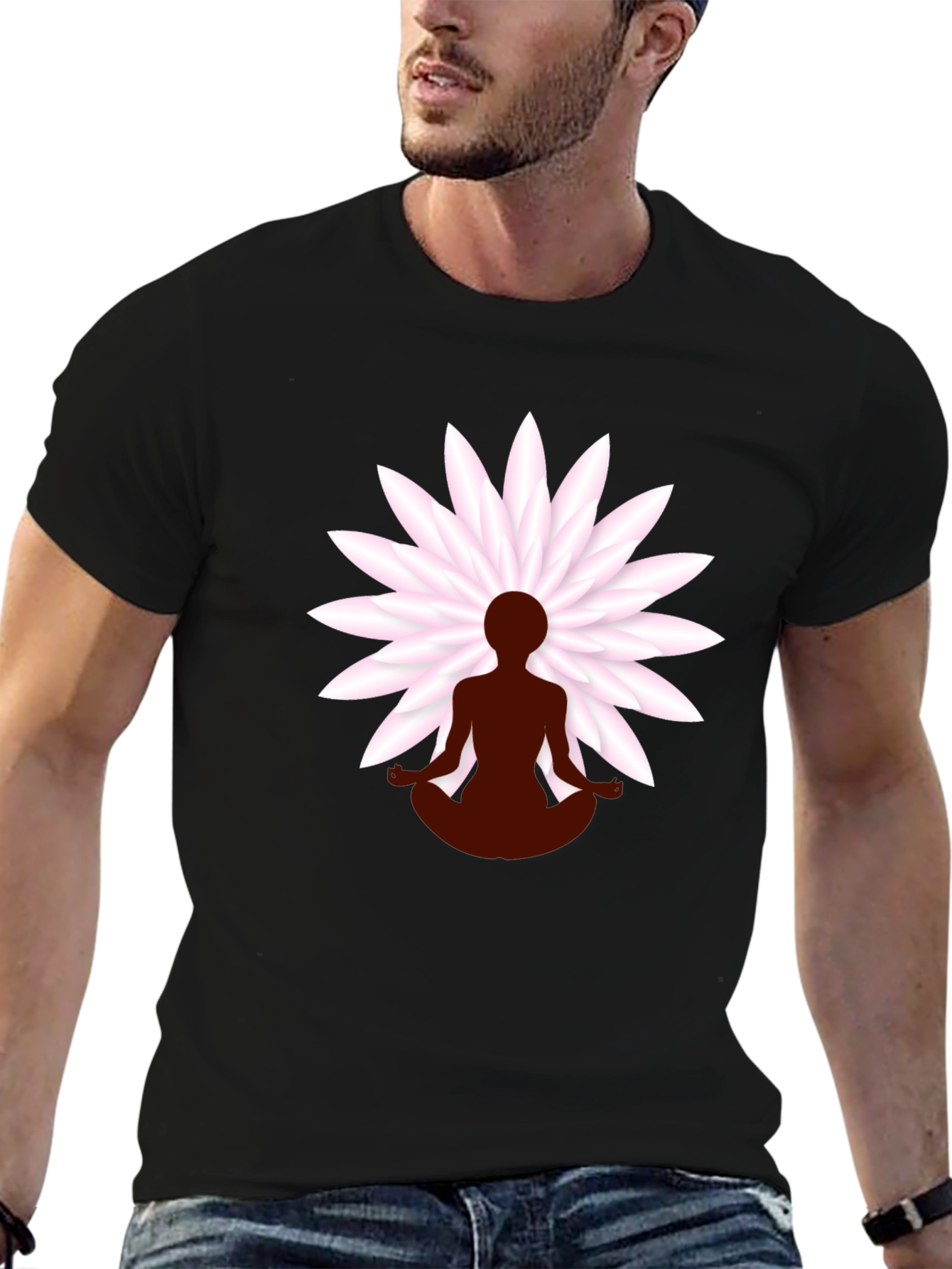 Lotus Yoga T-Shirt - Zen Meditation Tee