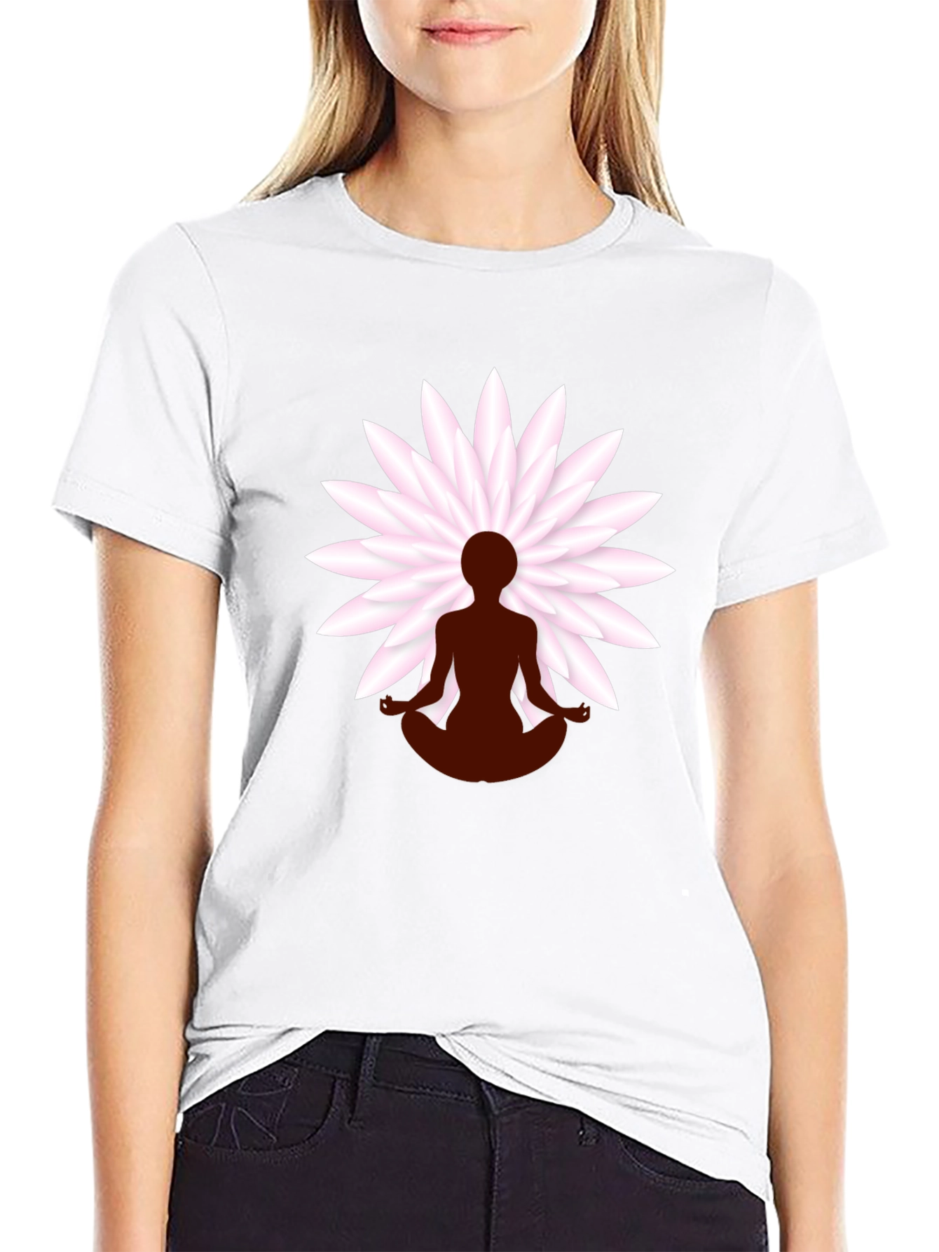 Lotus Yoga T-Shirt - Zen Meditation Tee