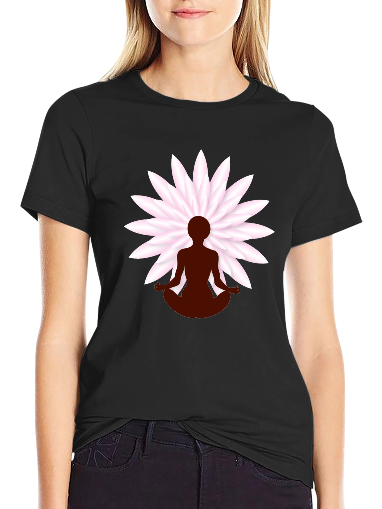 Lotus Yoga T-Shirt - Zen Meditation Tee