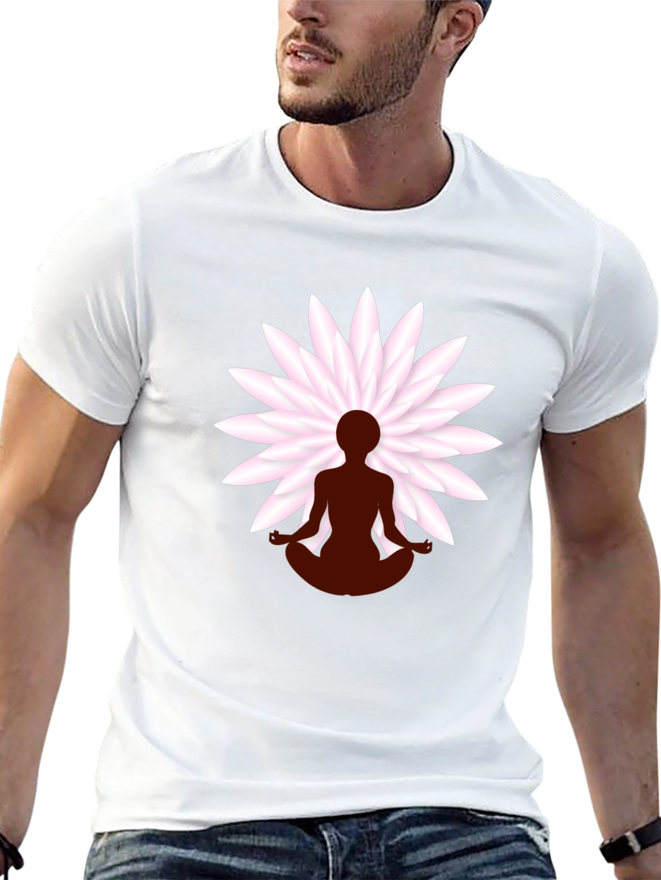Lotus Yoga T-Shirt - Zen Meditation Tee