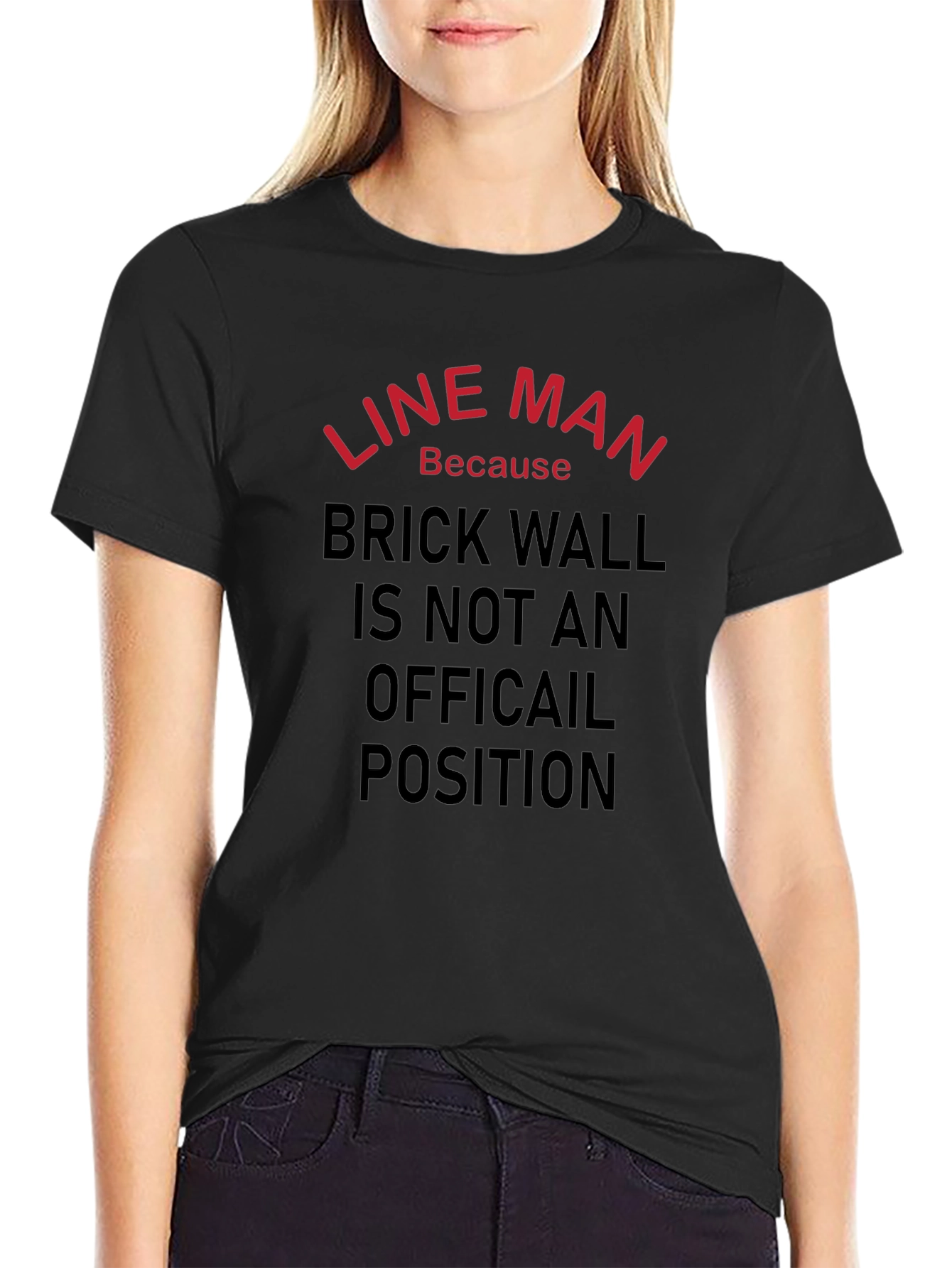 Lineman Tee - Brick Wall Position