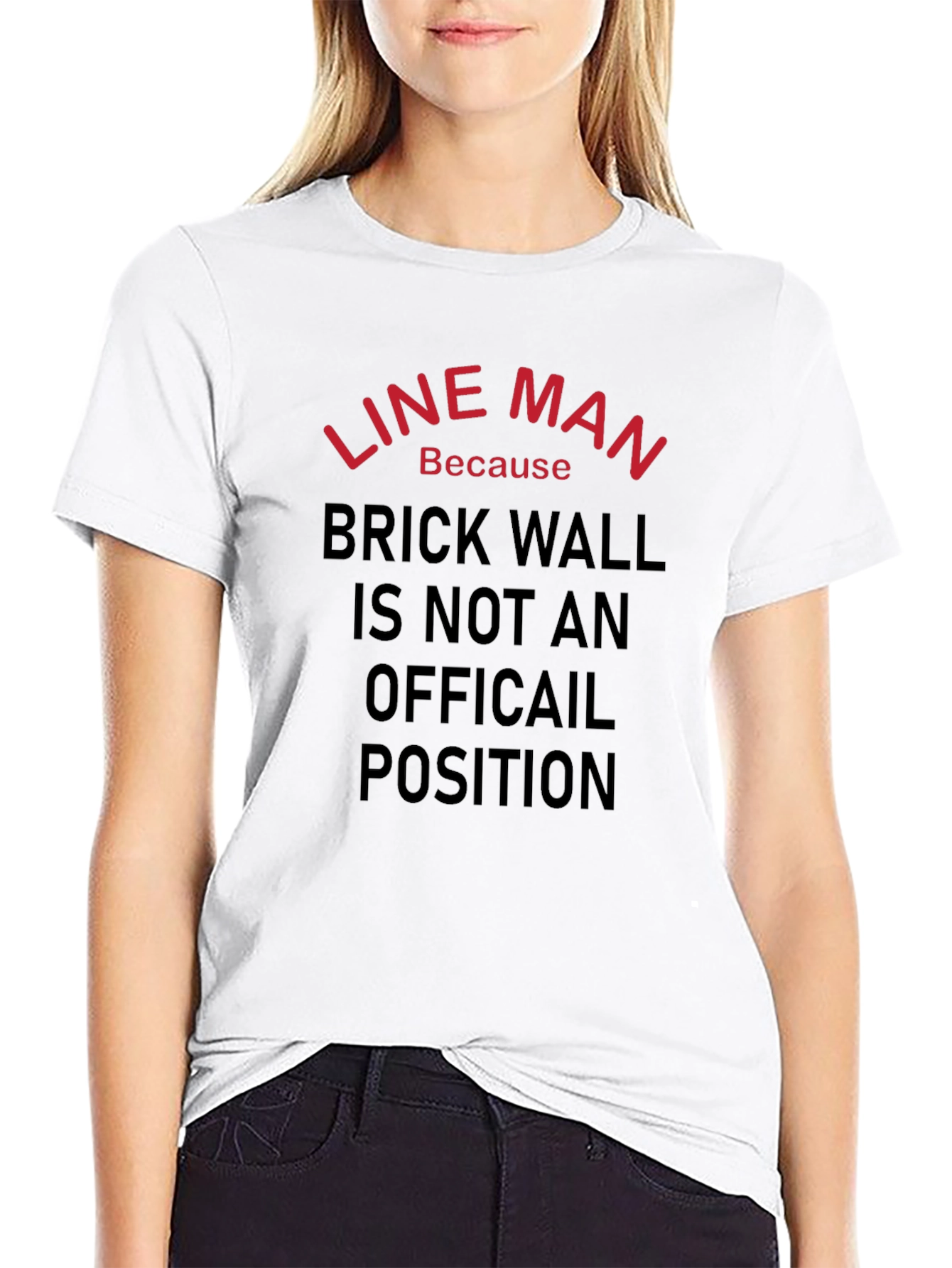 Lineman Tee - Brick Wall Position