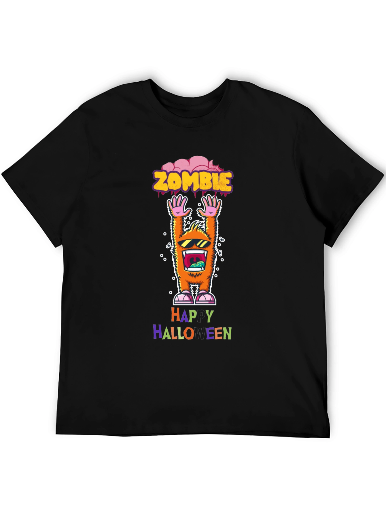 Zombie Halloween Graphic Tee Shirt