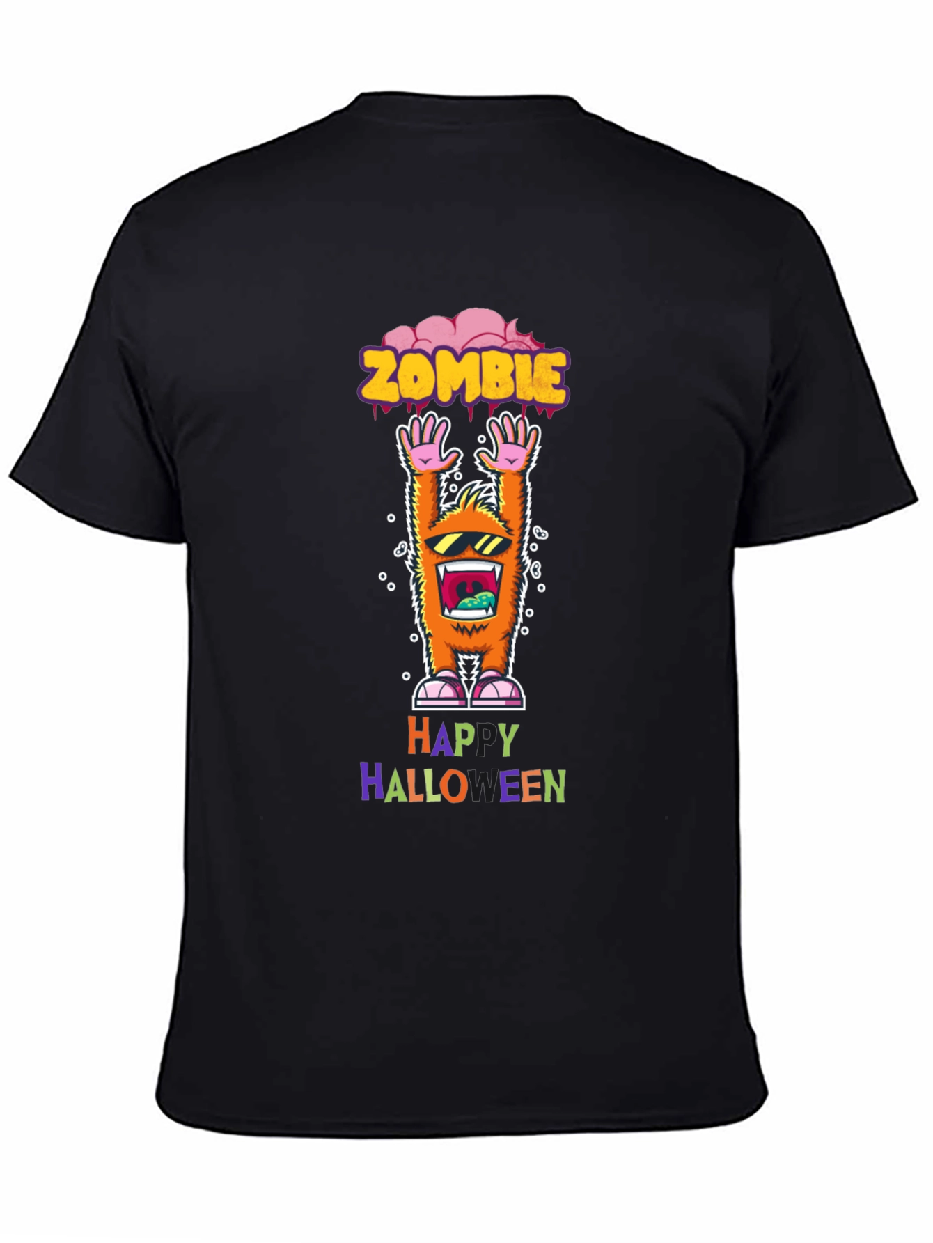 Zombie Halloween Graphic Tee Shirt