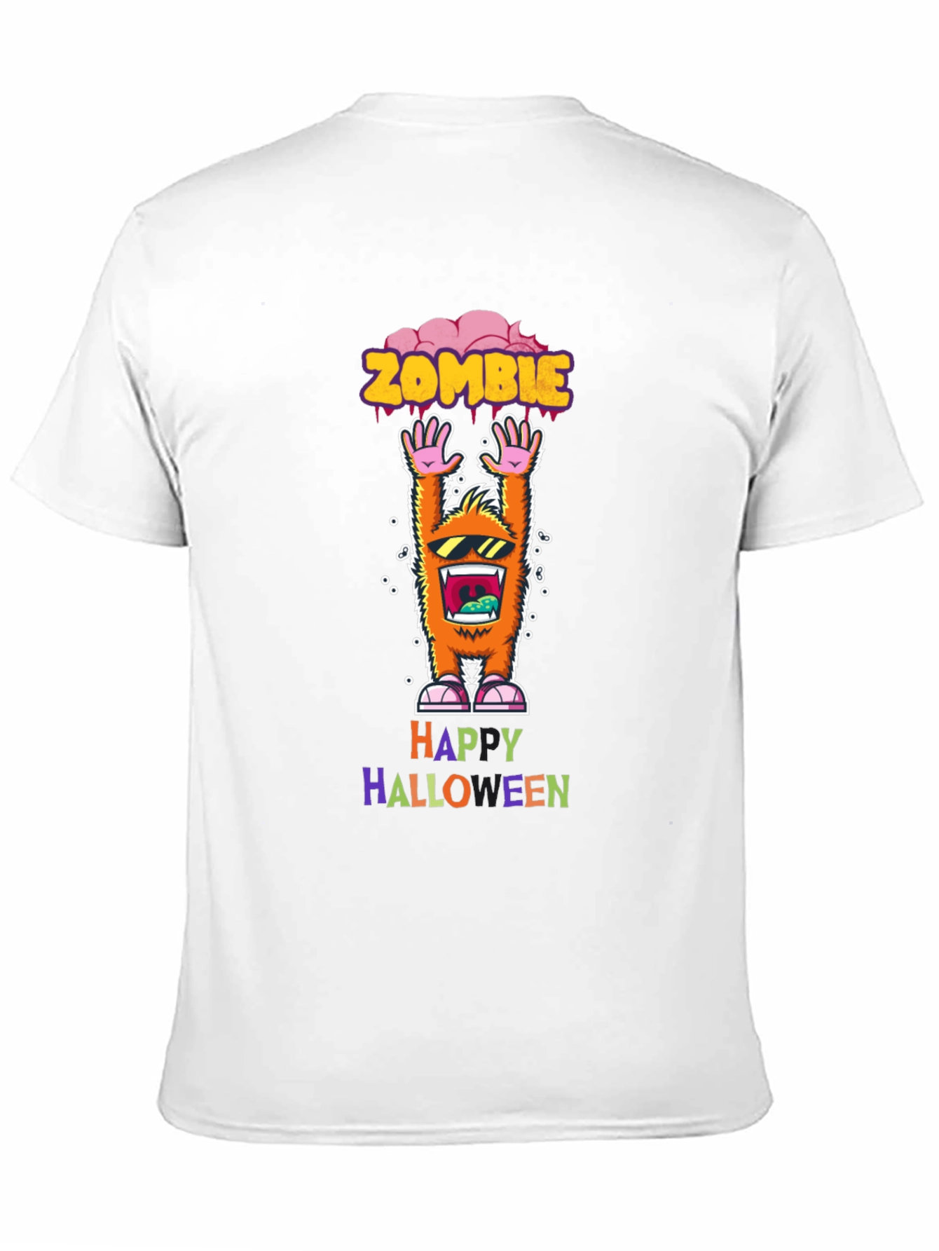 Zombie Halloween Graphic Tee Shirt