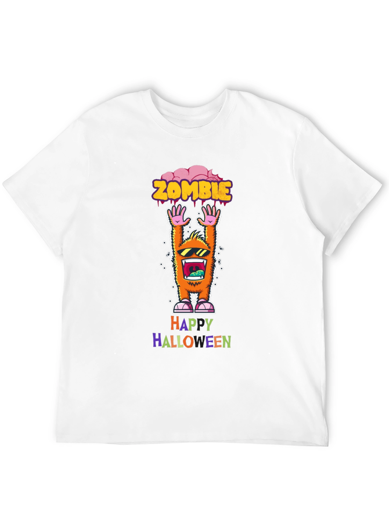Zombie Halloween Graphic Tee Shirt