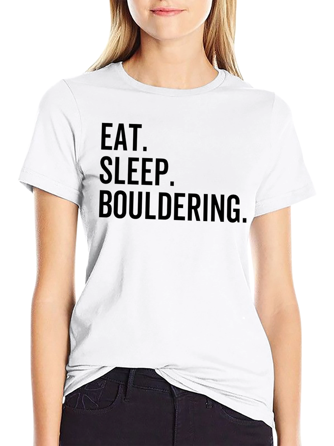Eat Sleep Bouldering Tee - Rock Climbing T-Shirt