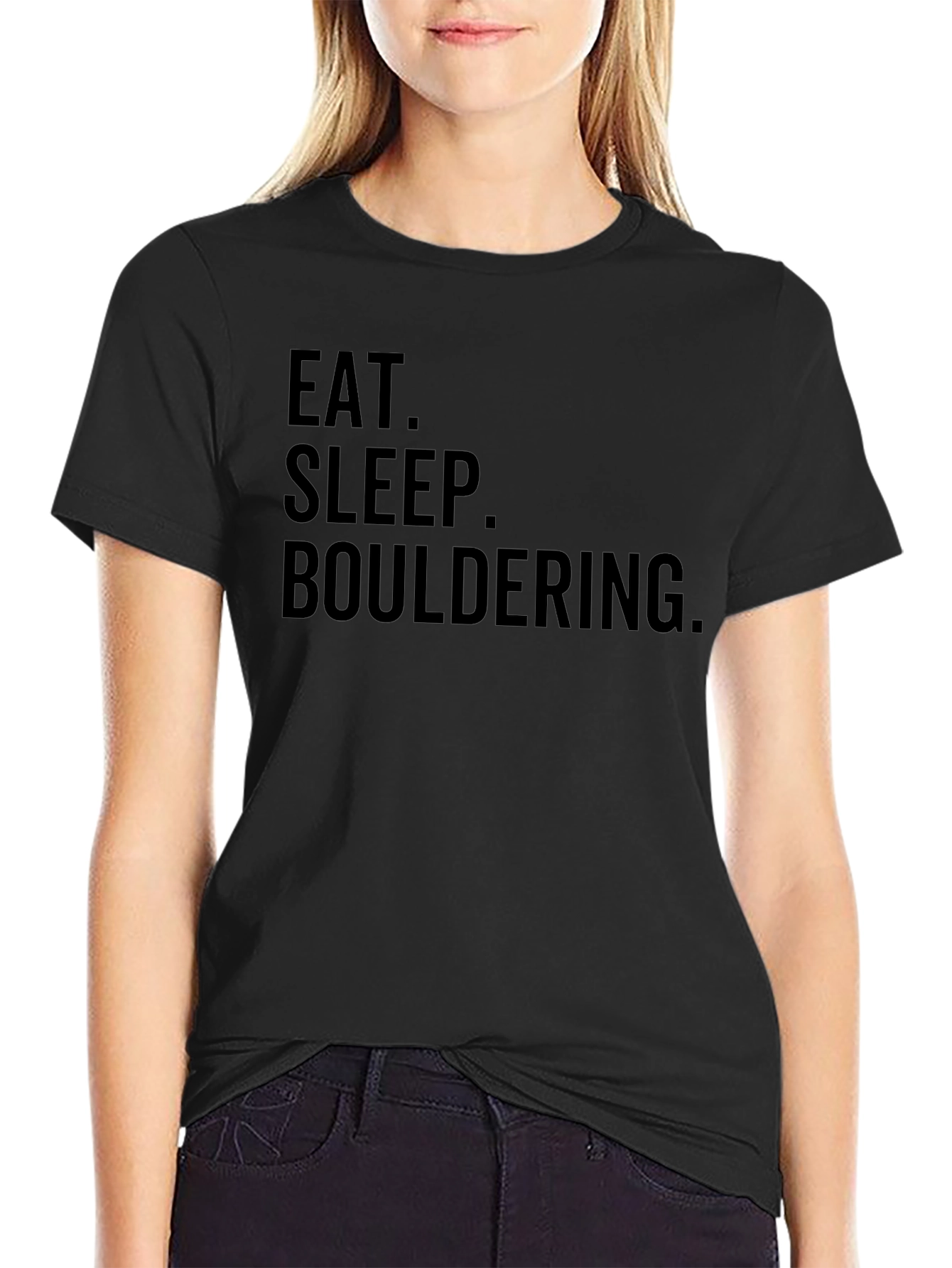 Eat Sleep Bouldering Tee - Rock Climbing T-Shirt