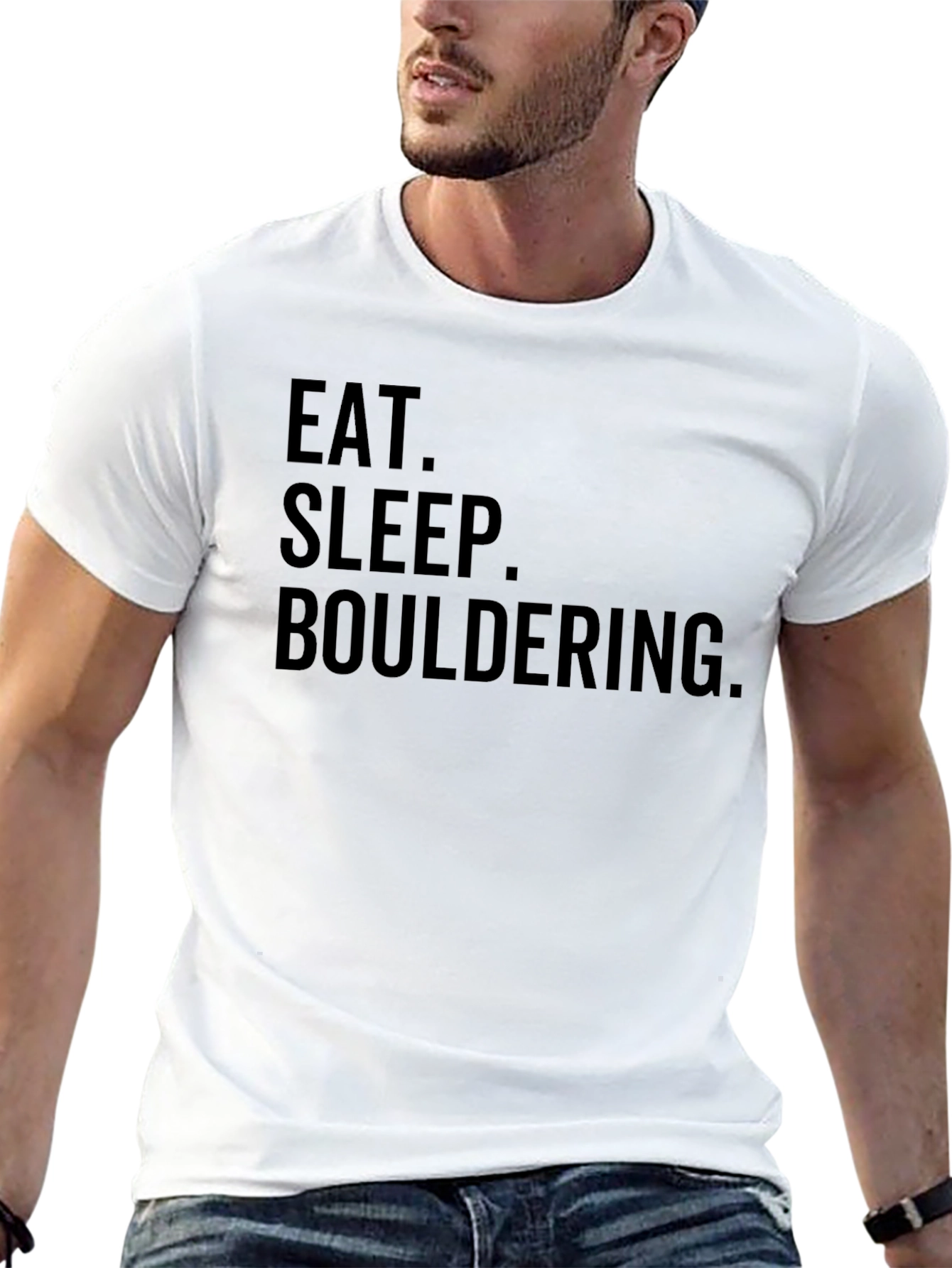 Eat Sleep Bouldering Tee - Rock Climbing T-Shirt