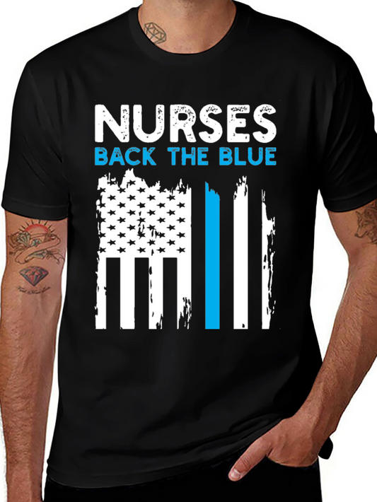 Nurses Back the Blue T-Shirt