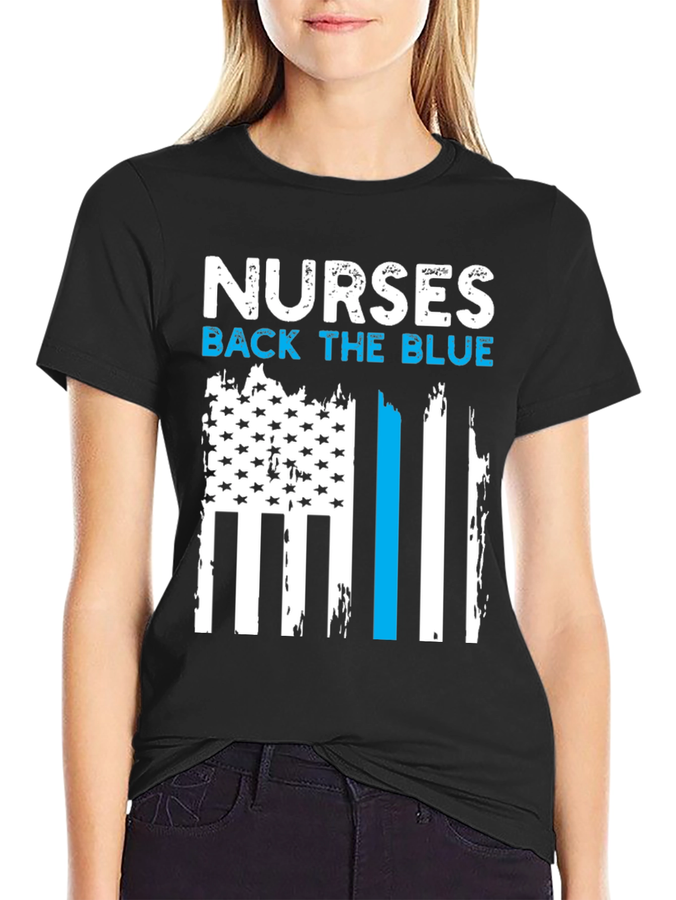 Nurses Back the Blue T-Shirt