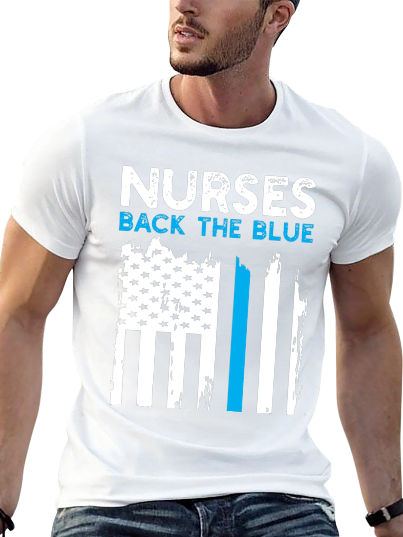 Nurses Back the Blue T-Shirt