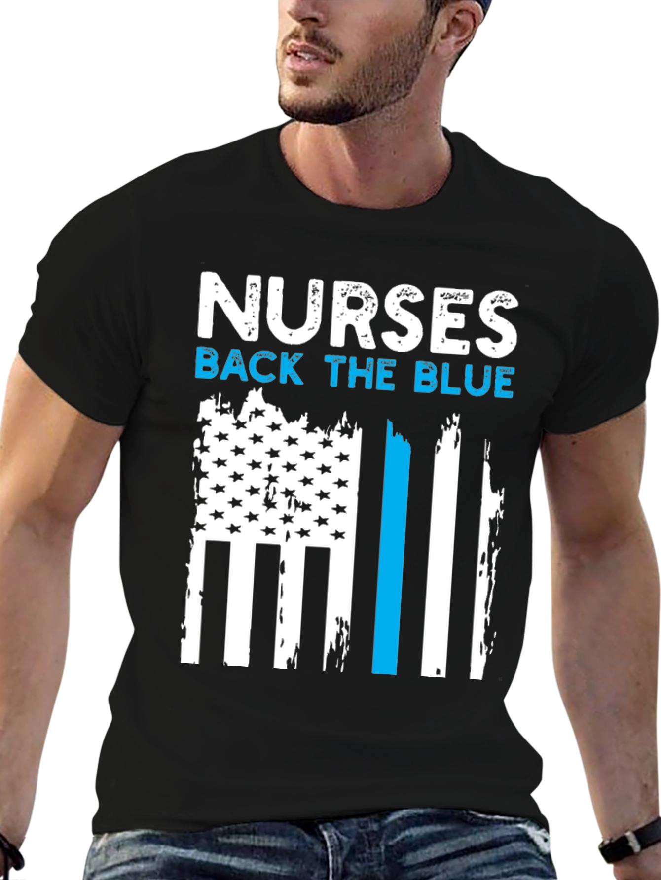 Nurses Back the Blue T-Shirt