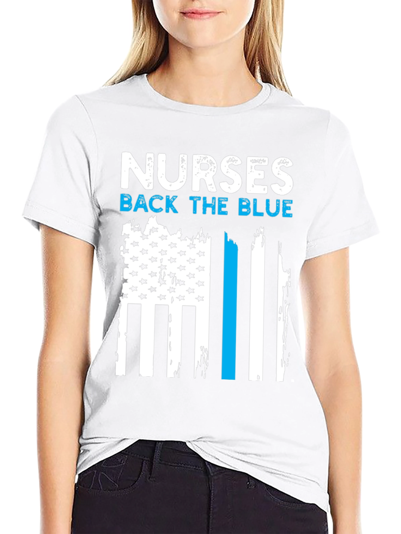 Nurses Back the Blue T-Shirt