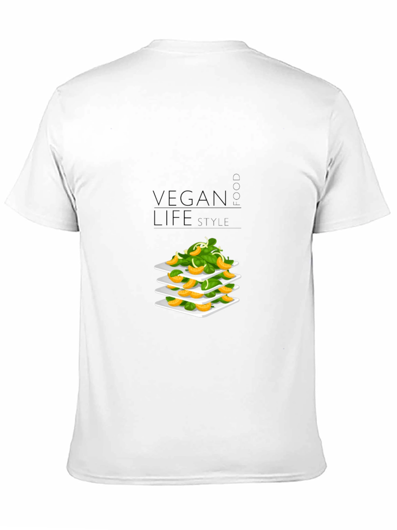 Vegan Lifestyle T-Shirt - Organic Food Fashion Tee
