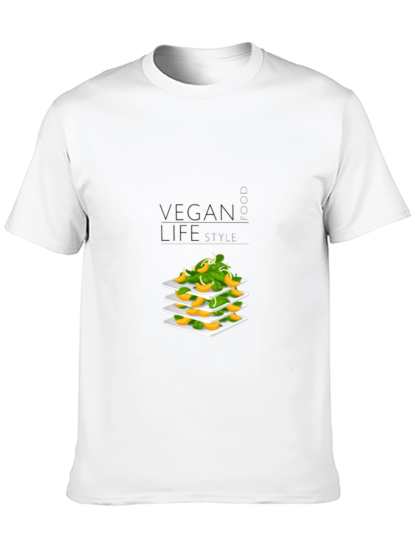 Vegan Lifestyle T-Shirt - Organic Food Fashion Tee