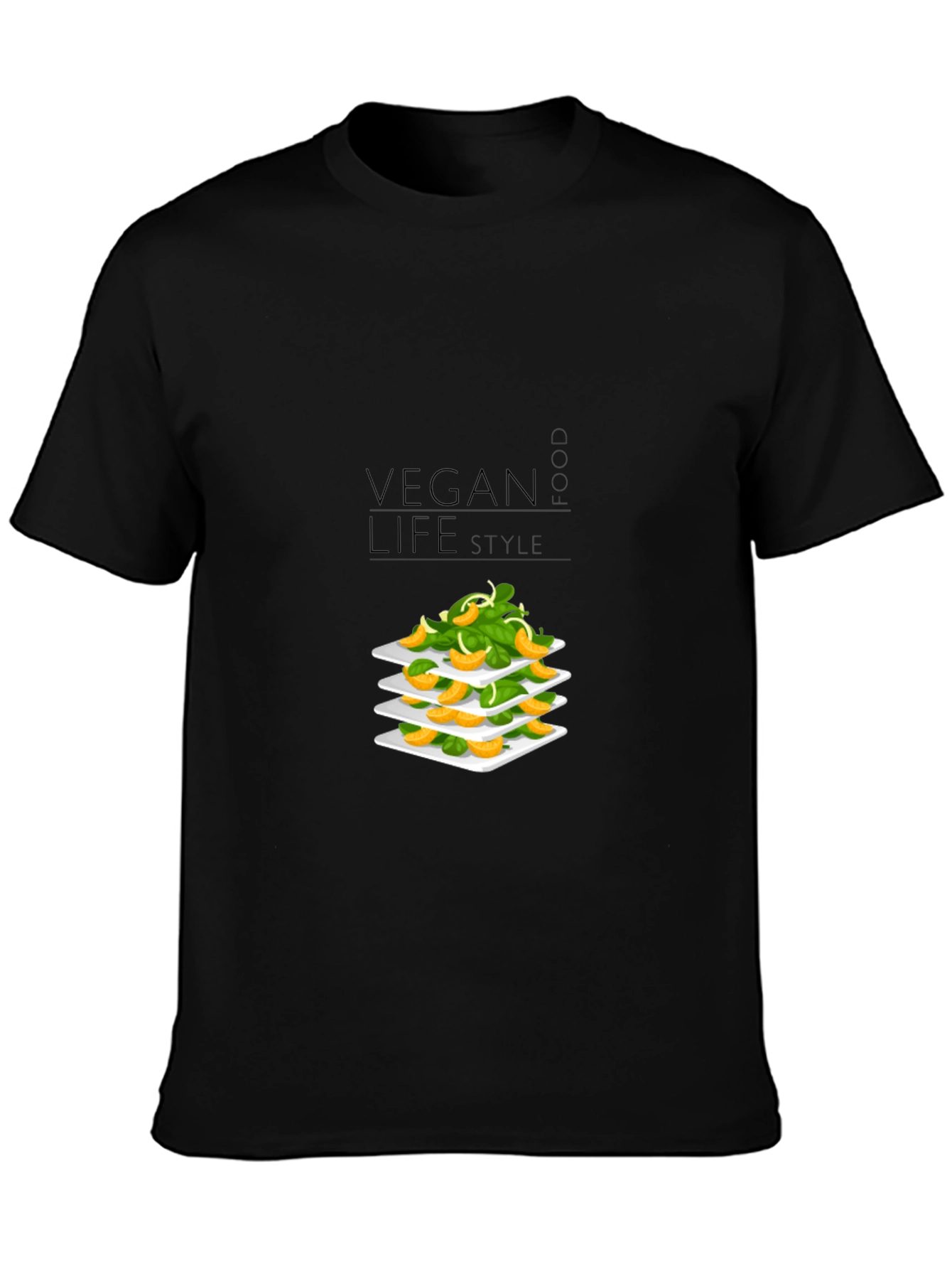 Vegan Lifestyle T-Shirt - Organic Food Fashion Tee