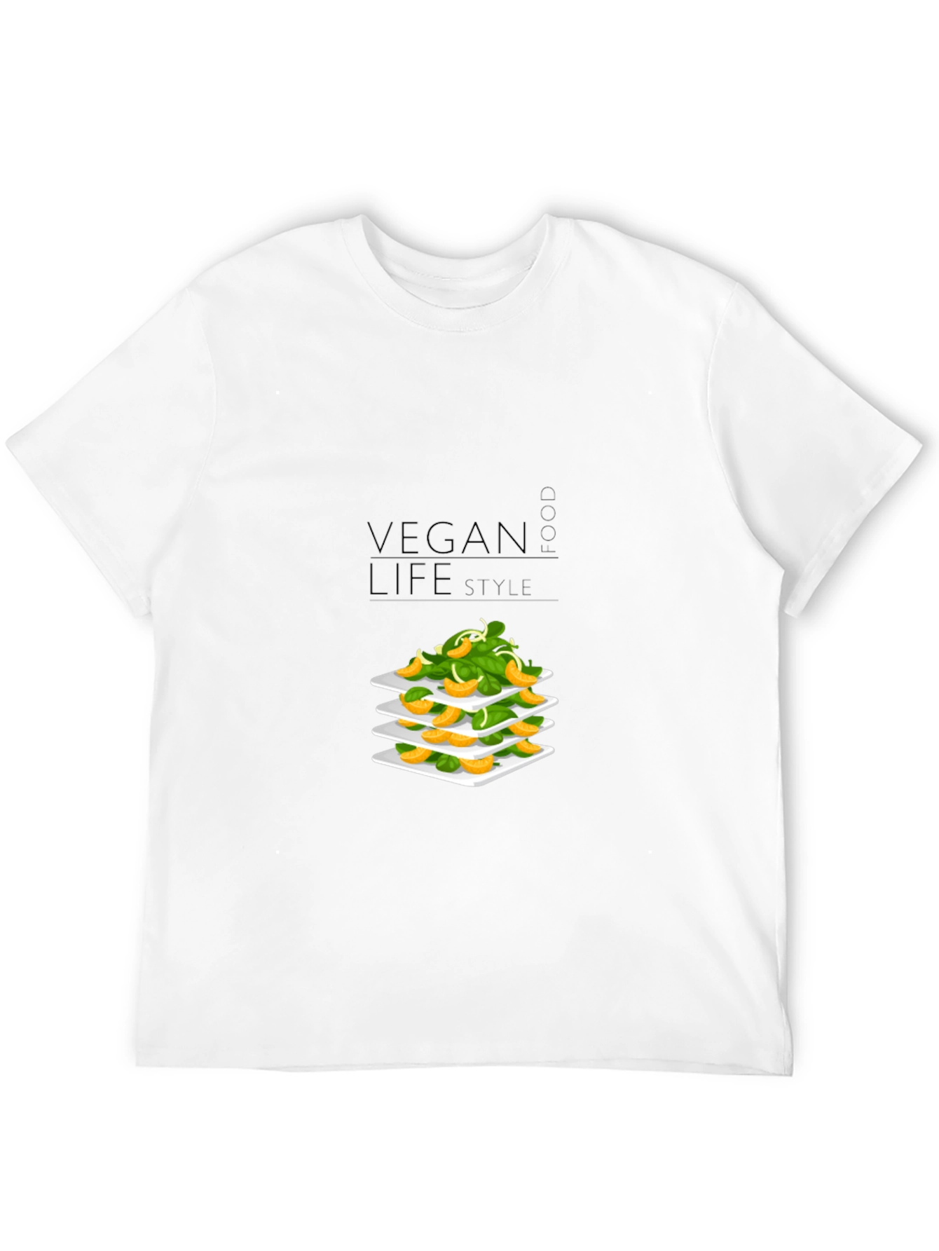 Vegan Lifestyle T-Shirt - Organic Food Fashion Tee