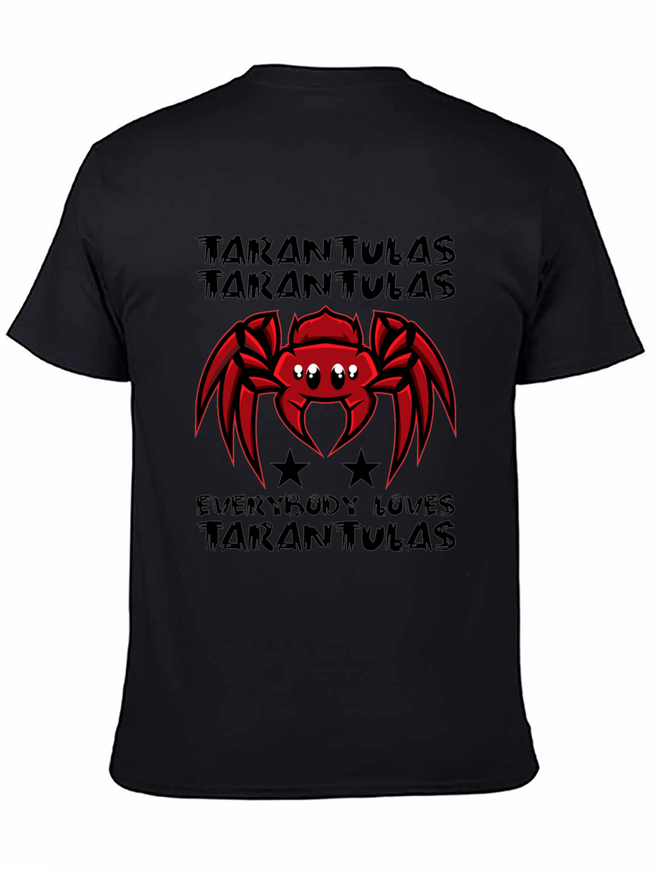 Tarantula Lovers T-Shirt - Red Spider Design