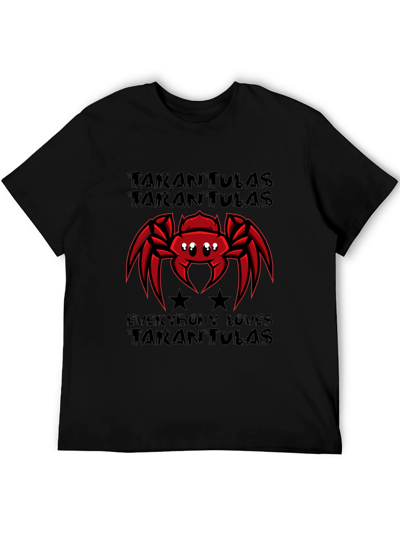 Tarantula Lovers T-Shirt - Red Spider Design
