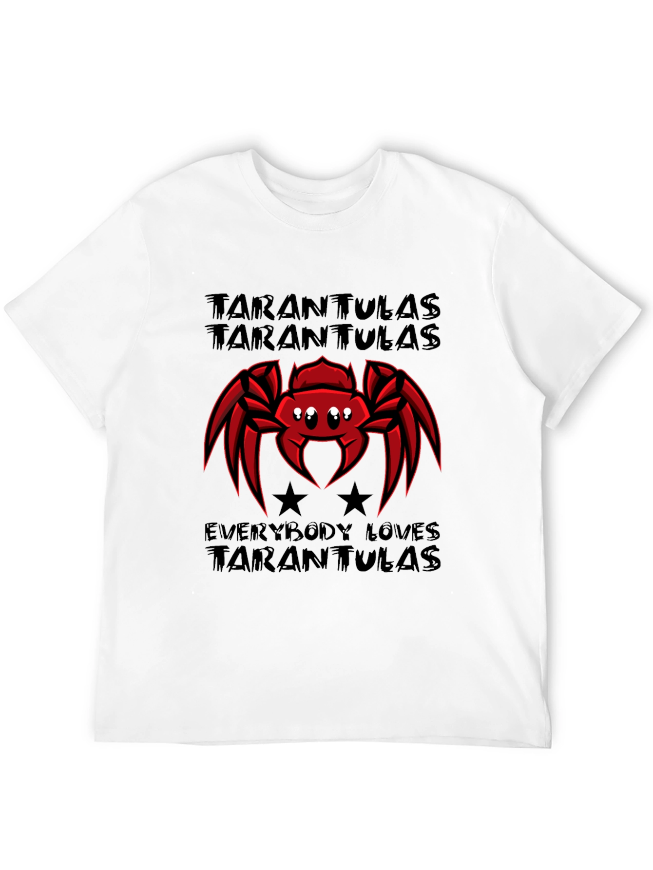 Tarantula Lovers T-Shirt - Red Spider Design