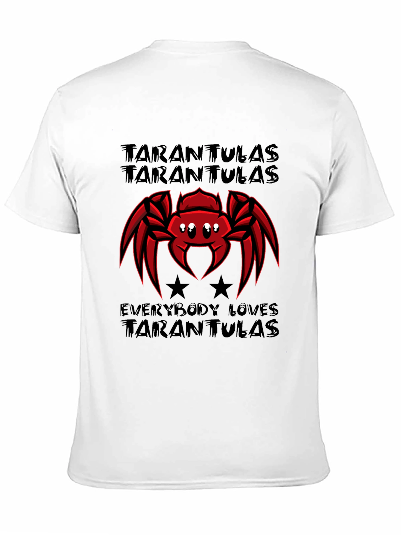 Tarantula Lovers T-Shirt - Red Spider Design
