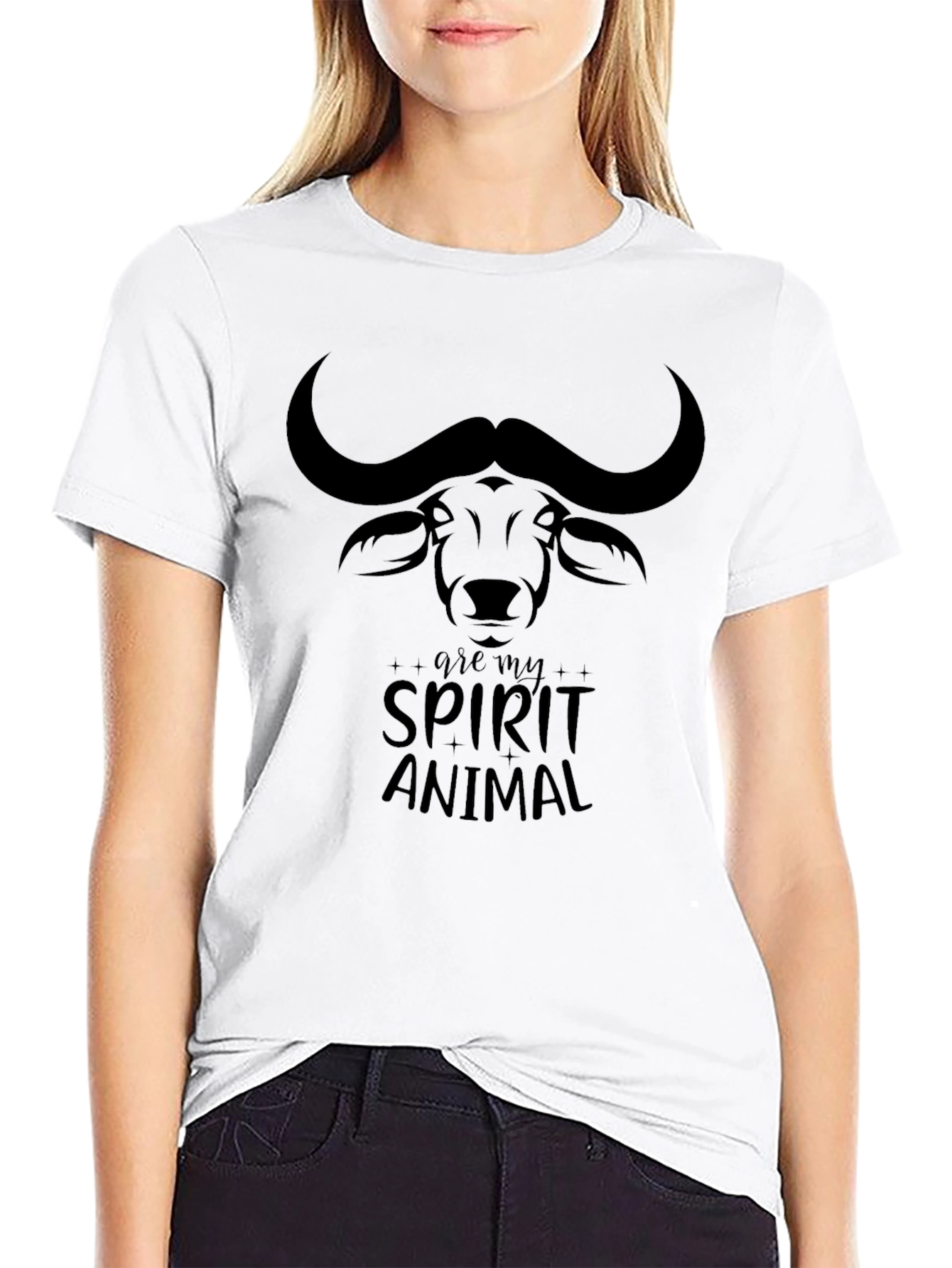 Buffalo Spirit Animal Graphic Tee