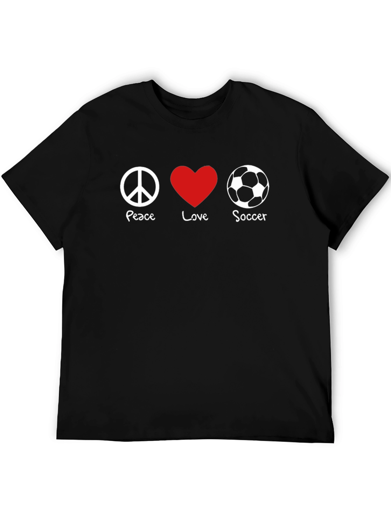 Peace Love Soccer T-Shirt