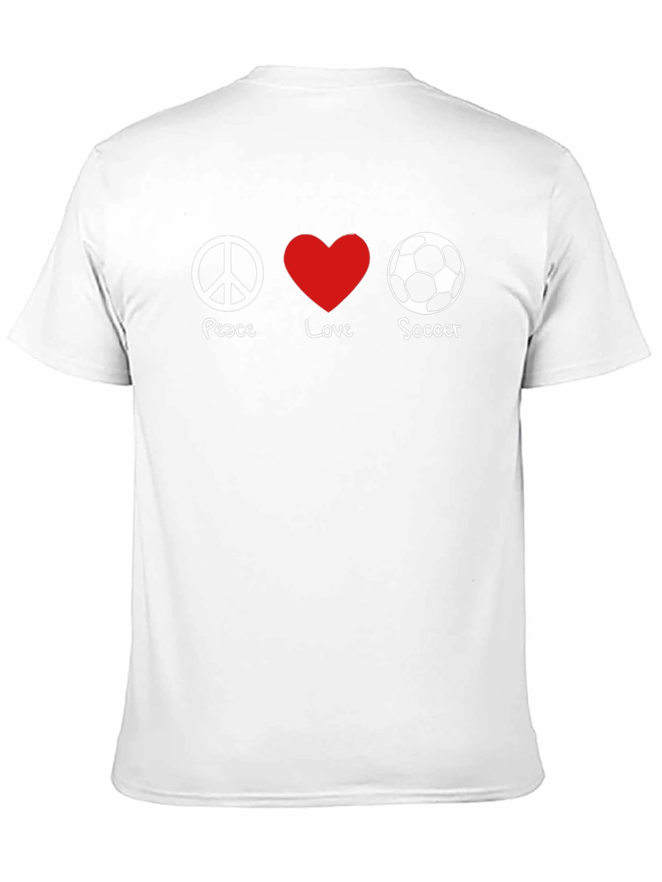 Peace Love Soccer T-Shirt