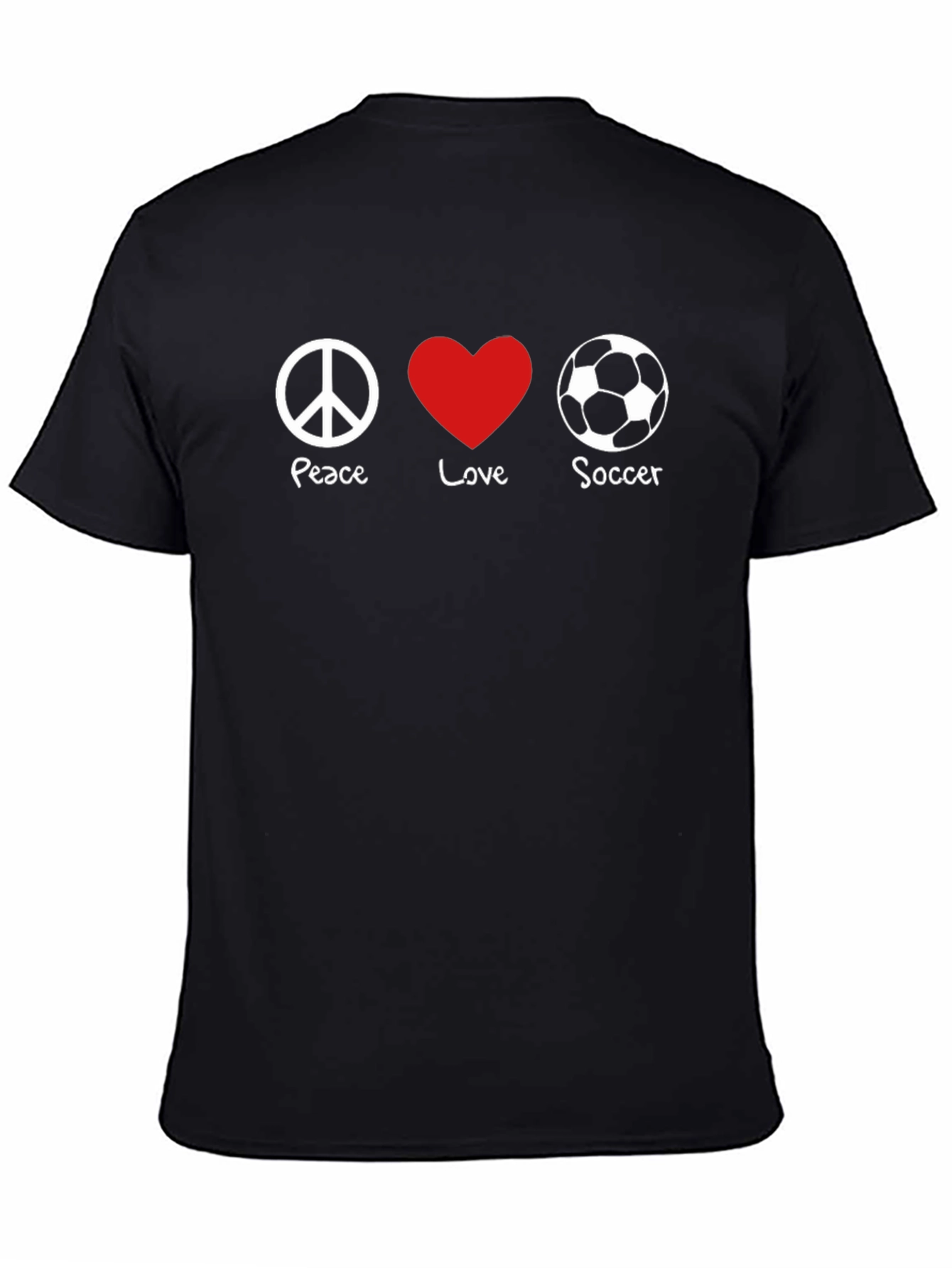 Peace Love Soccer T-Shirt