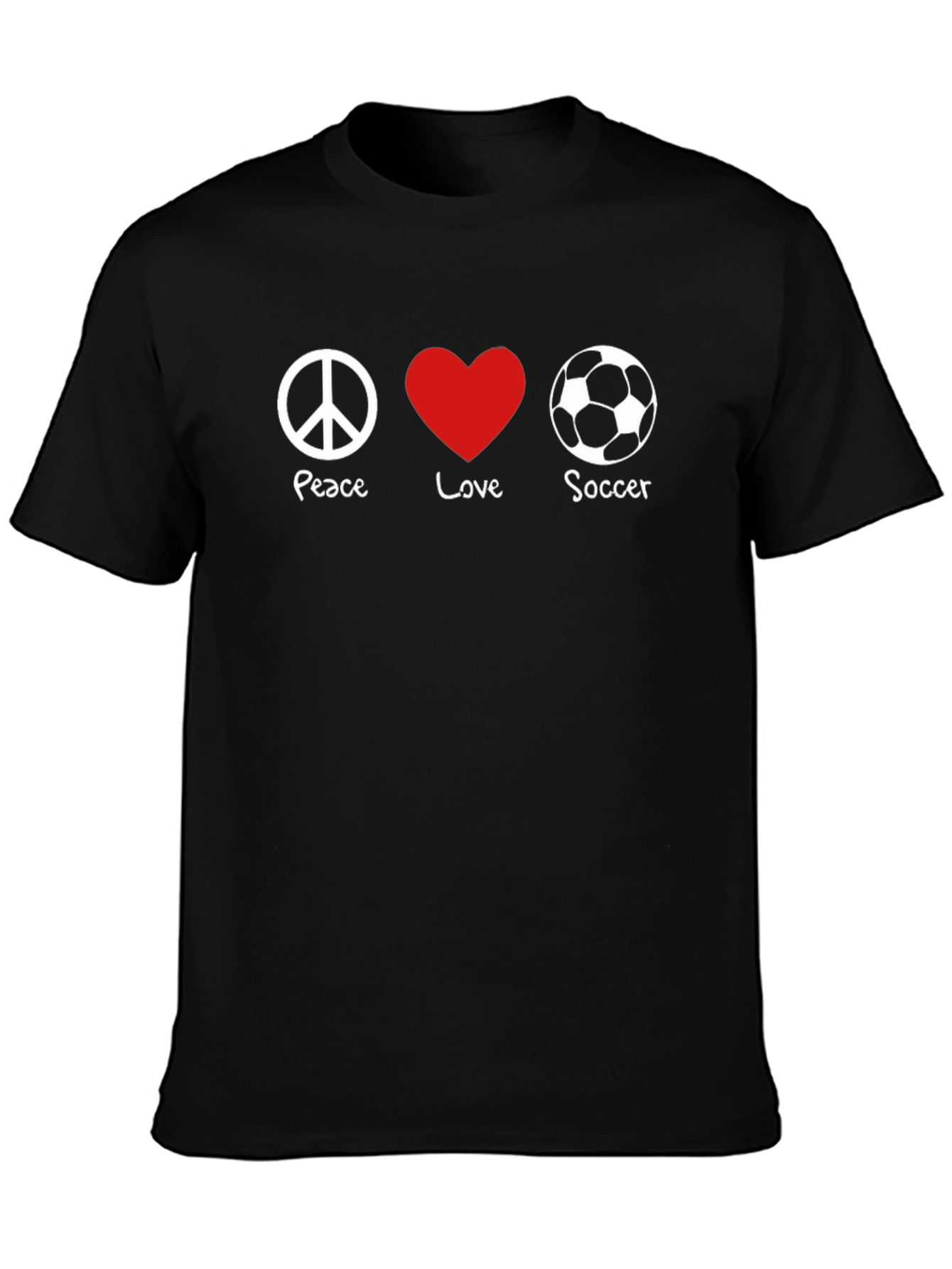 Peace Love Soccer T-Shirt