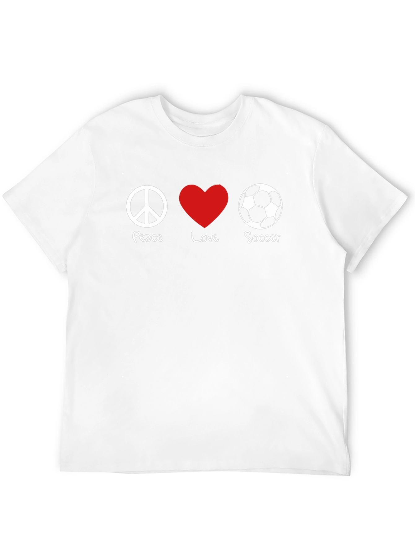 Peace Love Soccer T-Shirt