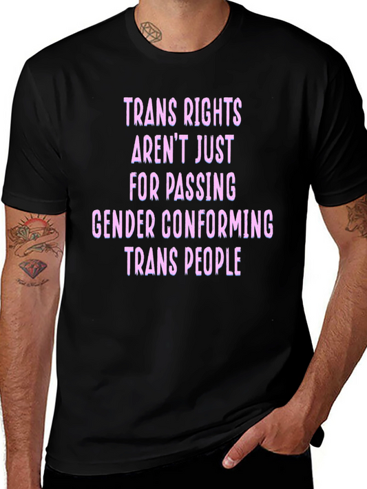 Trans Rights T-Shirt - Gender Equality & Support