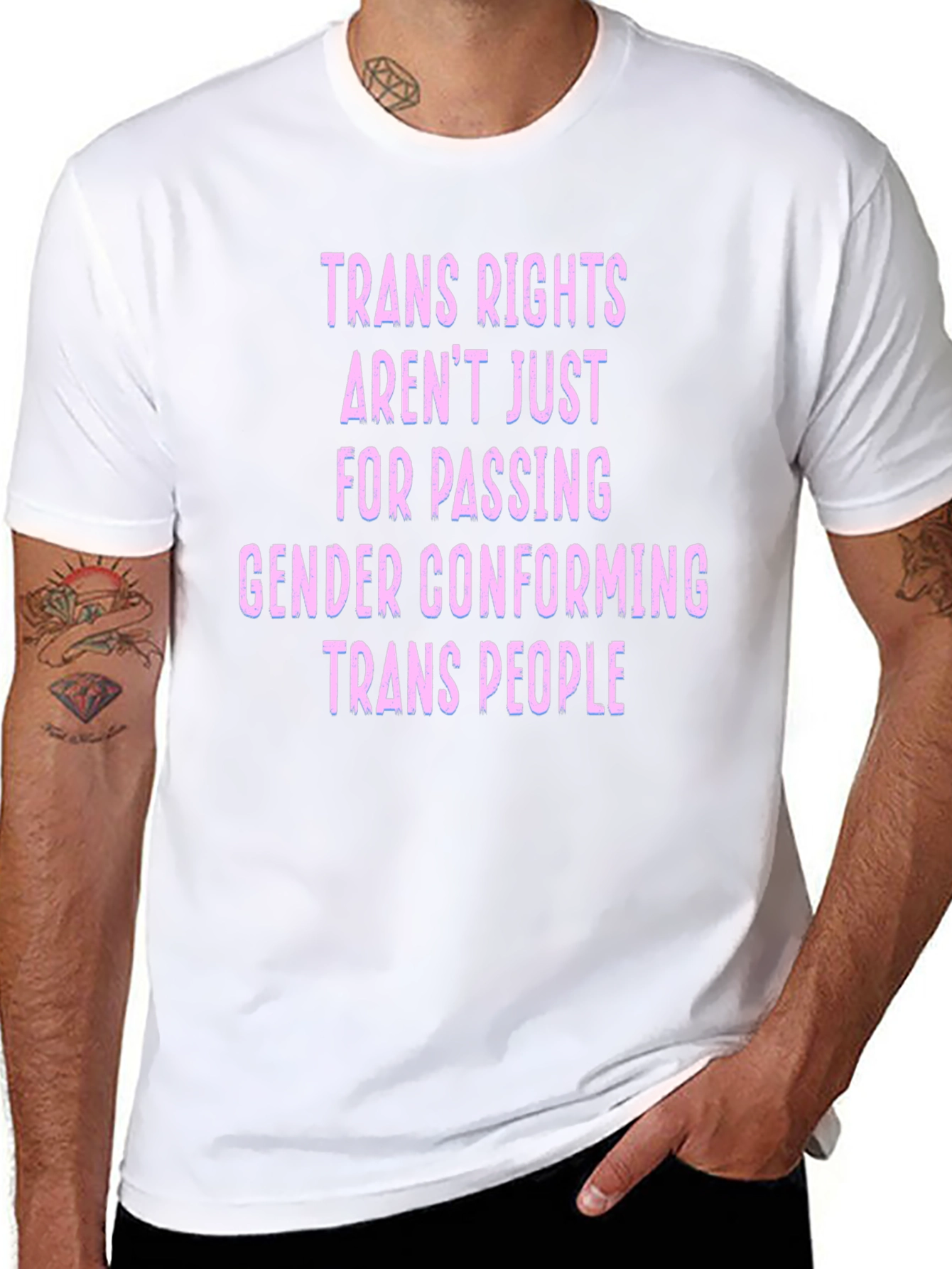 Trans Rights T-Shirt - Gender Equality & Support